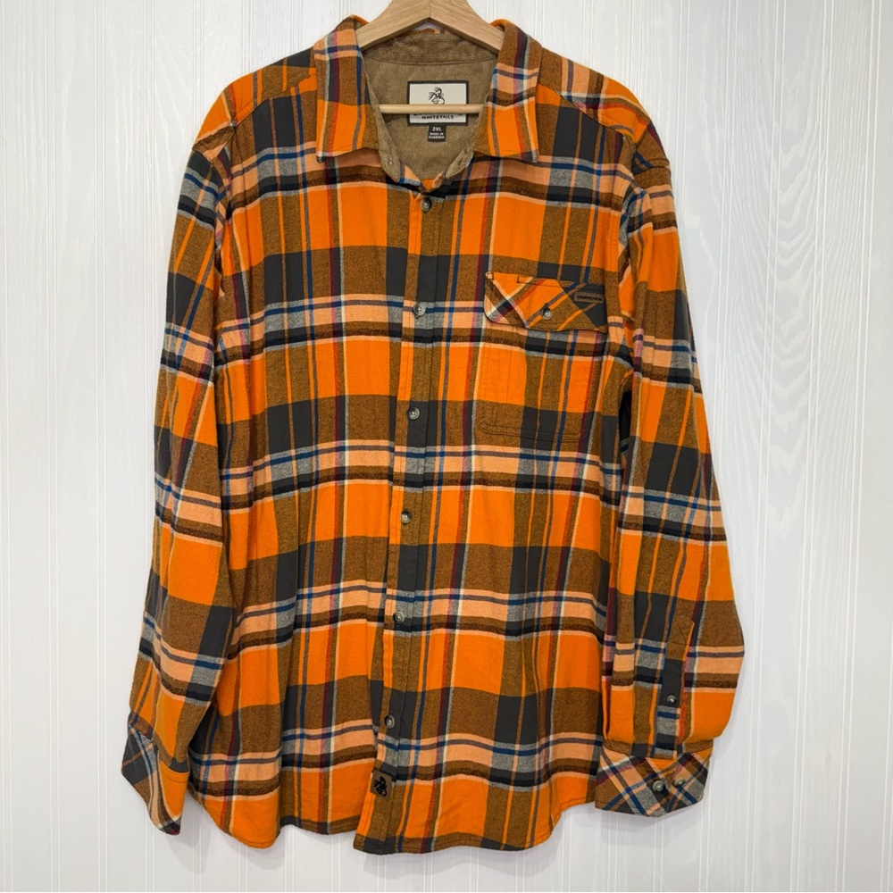 Legendary Whitetails flannel plaid shirt size 2X